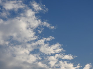 Withe clound on blue sky 