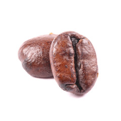 Coffee bean isolated on white