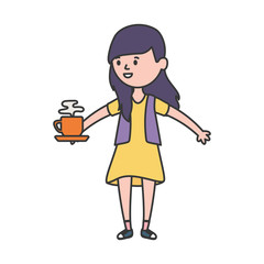 avatar woman person vector design