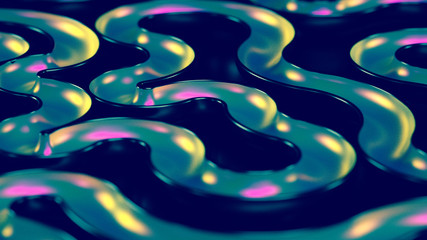 Elegant minimal background. 3d illustration, 3d rendering.