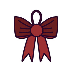gift bow decoration ornament icon