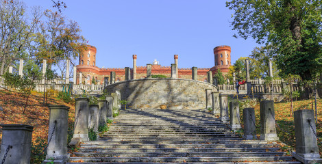 Kamieniec Zabkowicki Palace.  builder and first owner of the Kamieniec Ząbkowicki Palace from XIX century - The builder and owner was Princess Marianne of  Netherlands              © stepmar