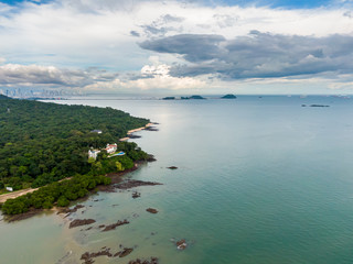 Beautiful aerial view of Playa Bonita  Panama