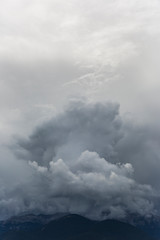 Cumulonimbus in La Serra del Cadí, Barcelona, Pyrenees, Catalonia, Spain