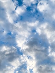 blue sky with clouds