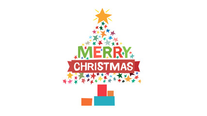 merry christmas logo, designed in chalkboard drawing style, animated footage ideal for the Christmas period