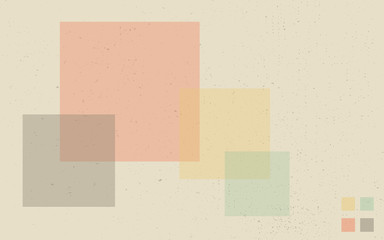 Vintage background, retro background with soft retro colors and square shapes.