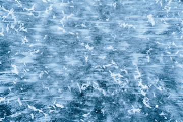  Beautiful winter texture of ice and snow. cold background