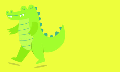 vector illustration of a dinosaur