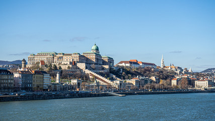 Fototapeta na wymiar View to Buda castle