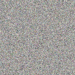Static noise bad signal tv screen seamless repeat vector pattern swatch. Digital glitch error old television look. Generative art, made with code.