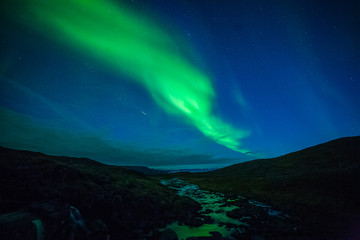 Northern lights in Nordkapp, Norway
