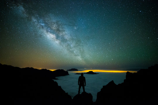 Milky Way In La Palma, Canary Islands, Spain