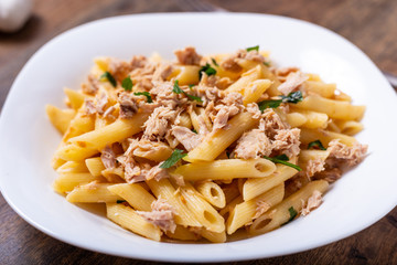 Pasta with tuna