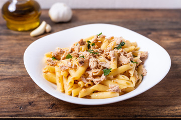Pasta with tuna