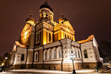 Fototapeta na wymiar Christmas in Tallinn, city views, markets