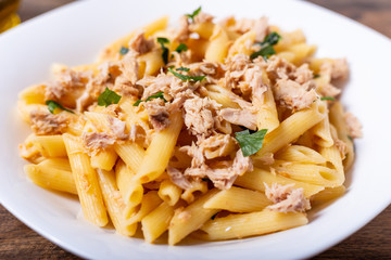 Pasta with tuna