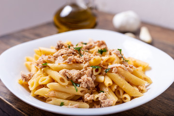 Pasta with tuna