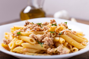 Pasta with tuna