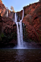 Ouzoud Waterfalls in the Grand Atlas Mountains, Morocco. 