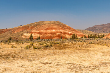 Views at the entrance to Painted Hill in Wheeler County