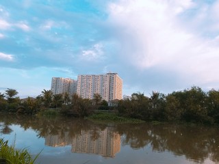 modern buildings in the city