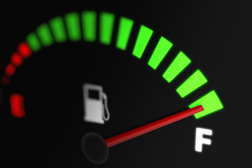 Fuel Gauge Full Car Dashboard