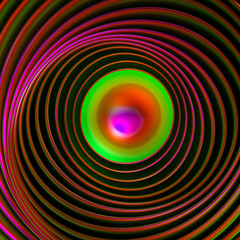 Geometric background. 3d illustration, 3d rendering.