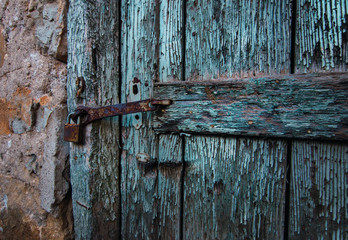 Old wooden door with interesting streaks