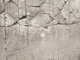 Cracked concrete wall texture