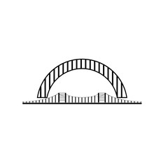  Bridge Concept Logo Design Template
