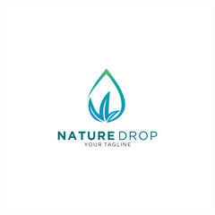 Drop Water Logo design Template