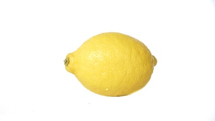 Image of lemon isolated on white background