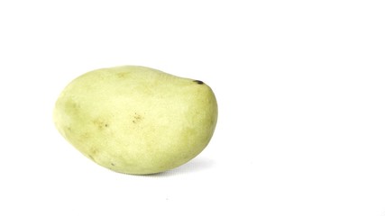 Image of a mango isolated on white background