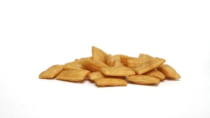 Image of snack isolated on white background