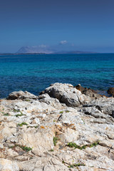 Fototapeta na wymiar Mediterranean sea next to San Teodoro village, Sardinia, Italy.