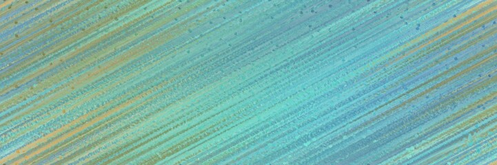 seamless repeating graphic with diagonal color lines background medium aqua marine, cadet blue and tan colors