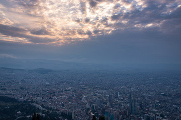 Aussicht über Bogota