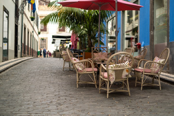 outdoor cafe on the street