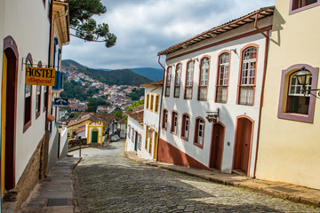 old street in brazil