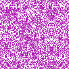 Indian ethnic seamless pattern.