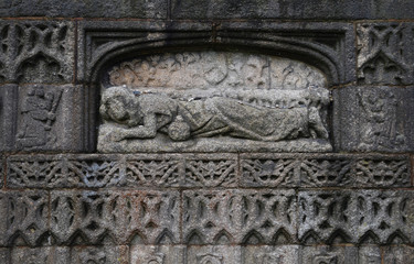 Statue of  Mary Magdalene Launceston Cornwall