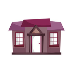 house facade architecture cartoon shadow icon