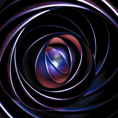 Geometric background. 3d illustration, 3d rendering.