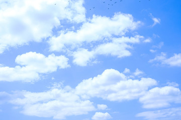 Blue sky and clouds