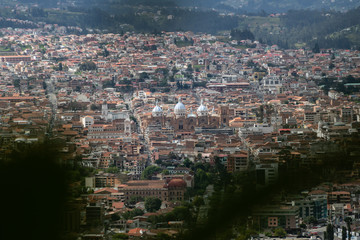 Fototapeta premium Stadt in Ecuador