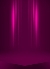 Empty dark abstract background. Background of empty show scene.