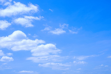 Blue sky and clouds
