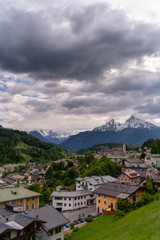 Fototapeta na wymiar dramatischer Himmel in den Alpen