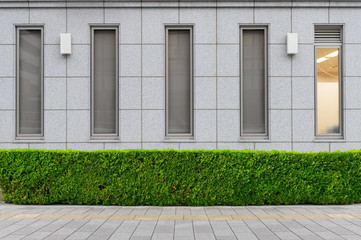 Shop Boutique Store Front with Big Window and Place for Name